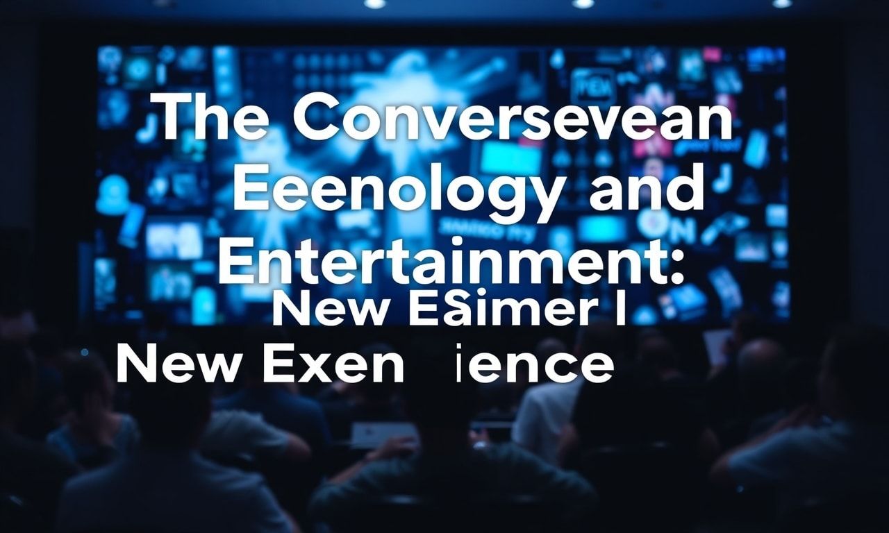 The Convergence of Technology and Entertainment: A New Era of Experiences