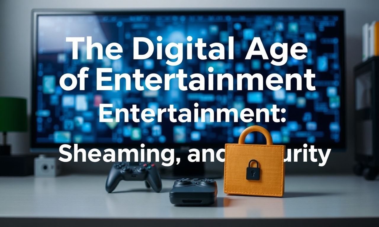 The Digital Age of Entertainment: Streaming, Shopping, and Safety