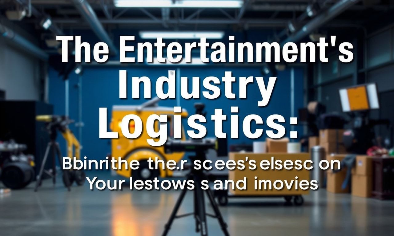 The Entertainment Industry's Logistics: Behind the Scenes of Your Favorite Shows and Movies