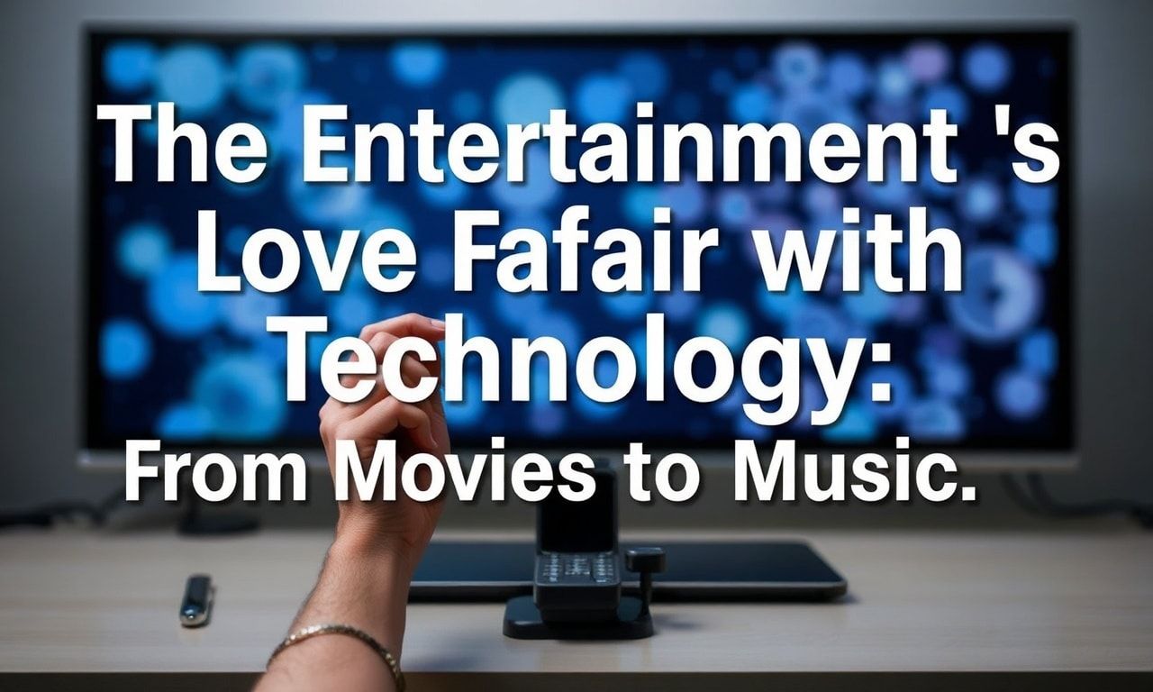 The Entertainment Industry's Love Affair with Technology: From Movies to Music