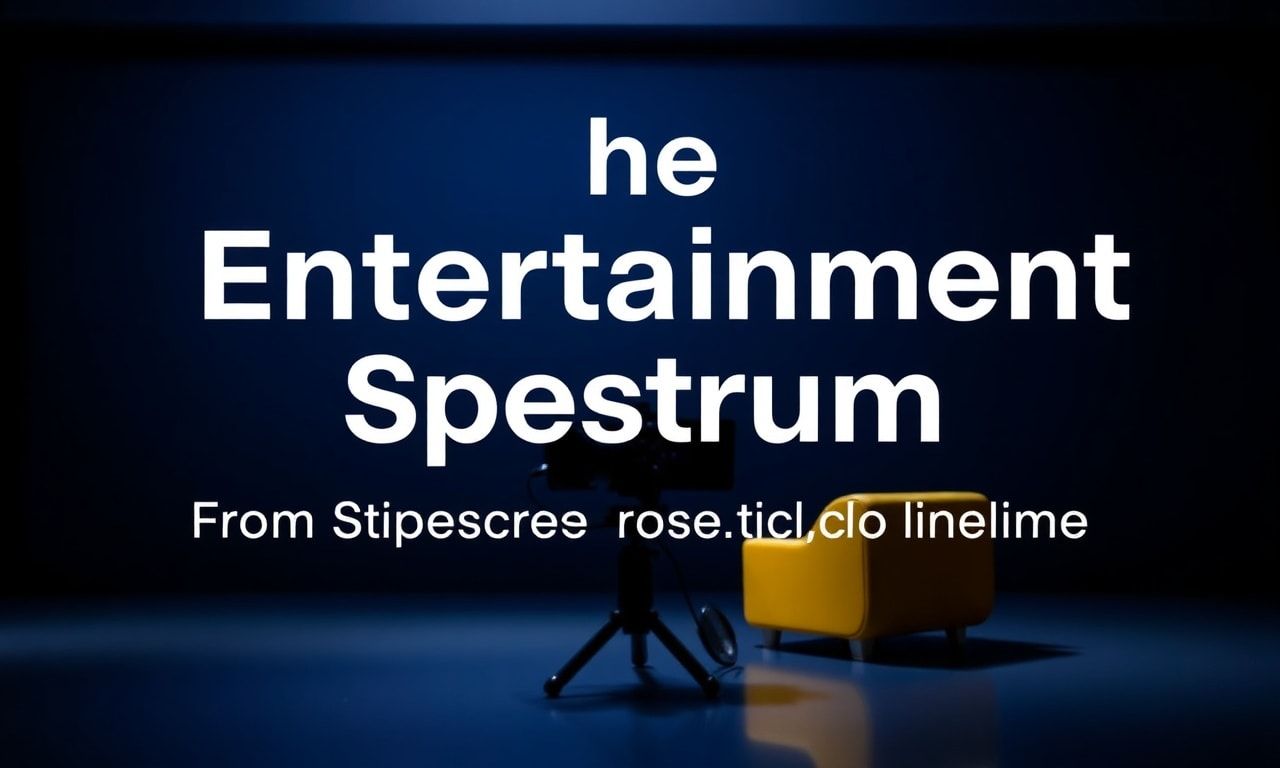 The Entertainment Spectrum: From Silver Screens to Digital Realms