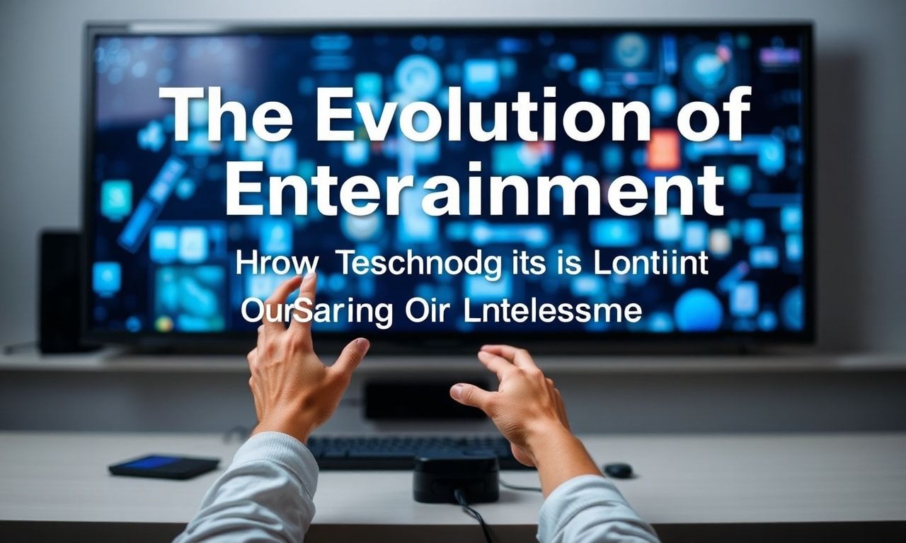 The Evolution of Entertainment: How Technology is Shaping Our Leisure Time