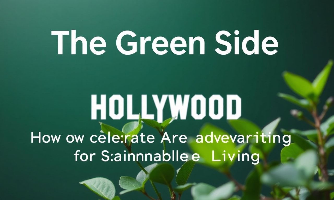 The Green Side of Hollywood: How Celebrities Are Championing Sustainable Living