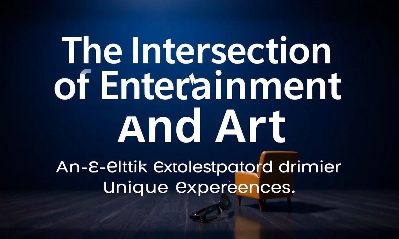 The Intersection of Entertainment and Art: A Deep Dive into Unique Experiences