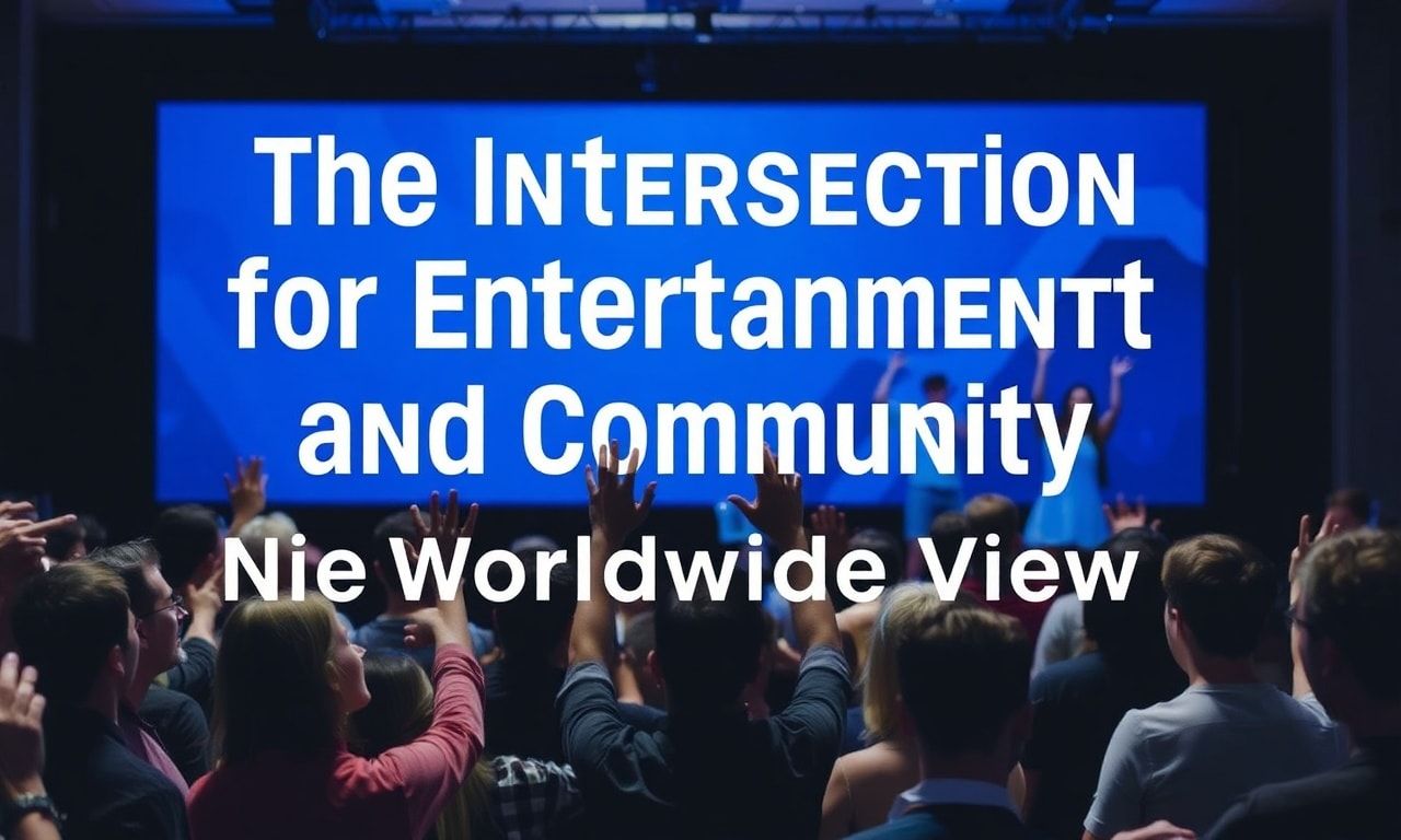 The Intersection of Entertainment and Community: A Global Perspective