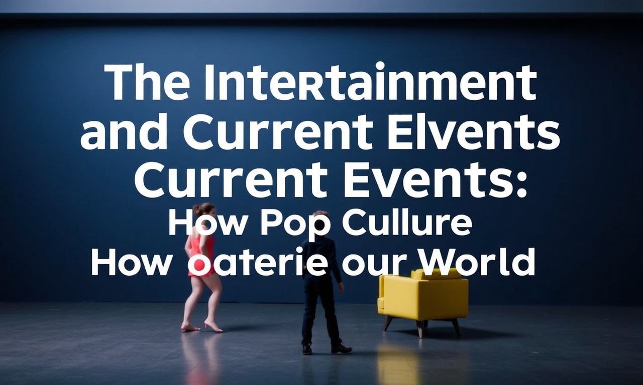 The Intersection of Entertainment and Current Events: How Pop Culture Reflects Our World