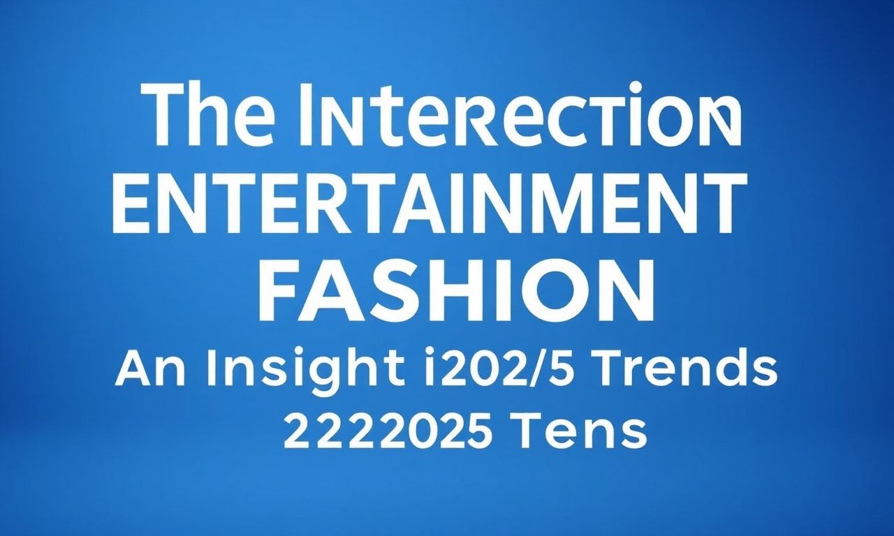 The Intersection of Entertainment and Fashion: A Look into 2026 Trends