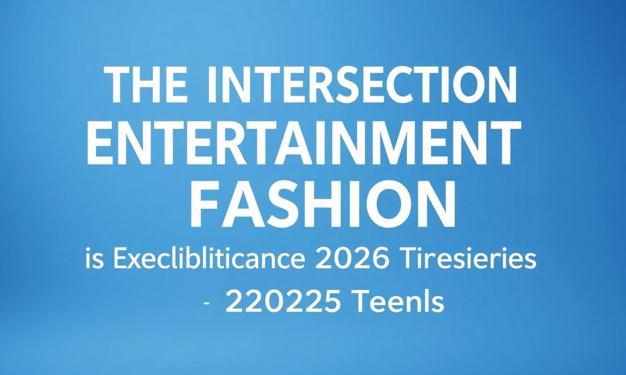 The Intersection of Entertainment and Fashion: A Look into 2026 Trends
