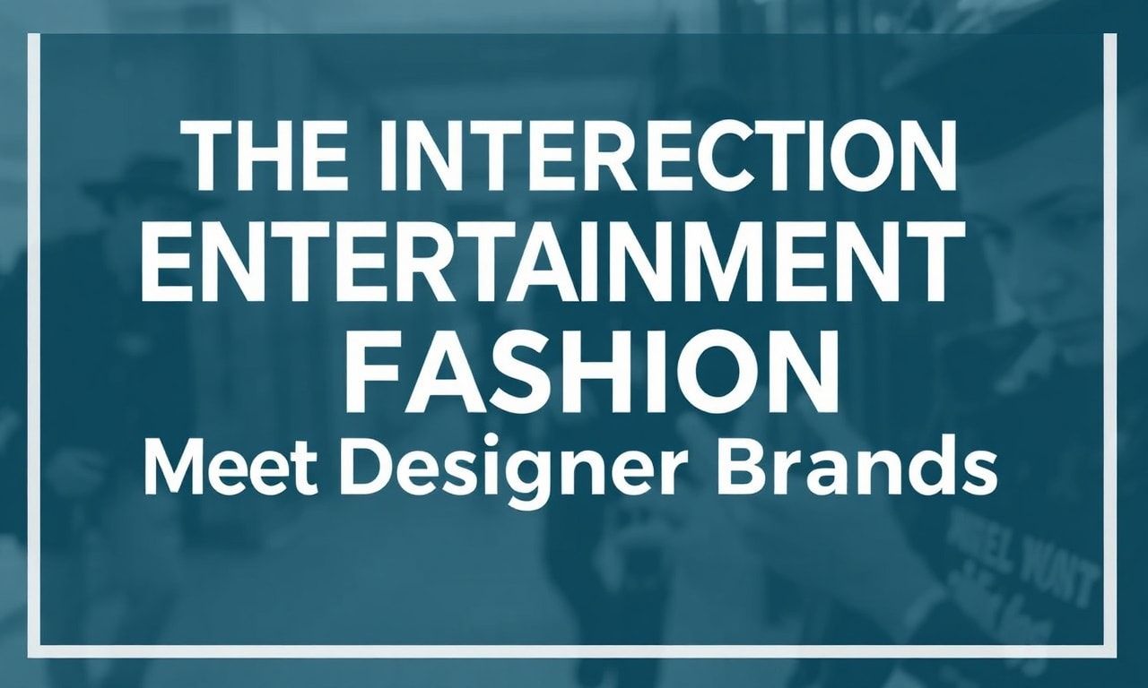 The Intersection of Entertainment and Fashion: When Celebrities Meet Designer Brands