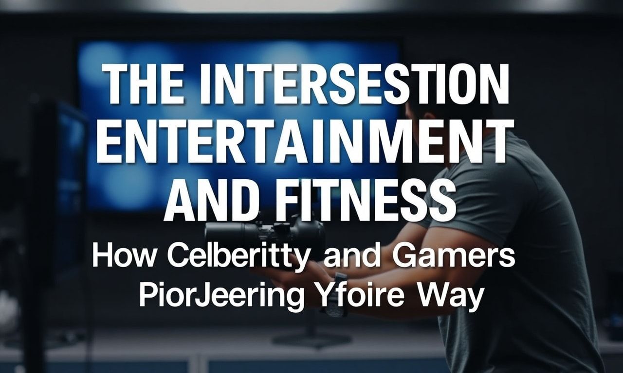 The Intersection of Entertainment and Fitness: How Celebrities and Gamers Are Leading the Charge
