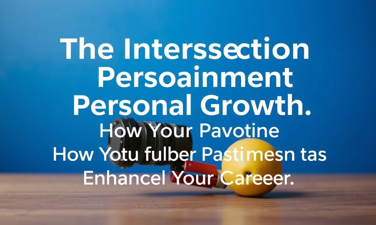 The Intersection of Entertainment and Personal Growth: How Your Favorite Pastimes Can Boost Your Career