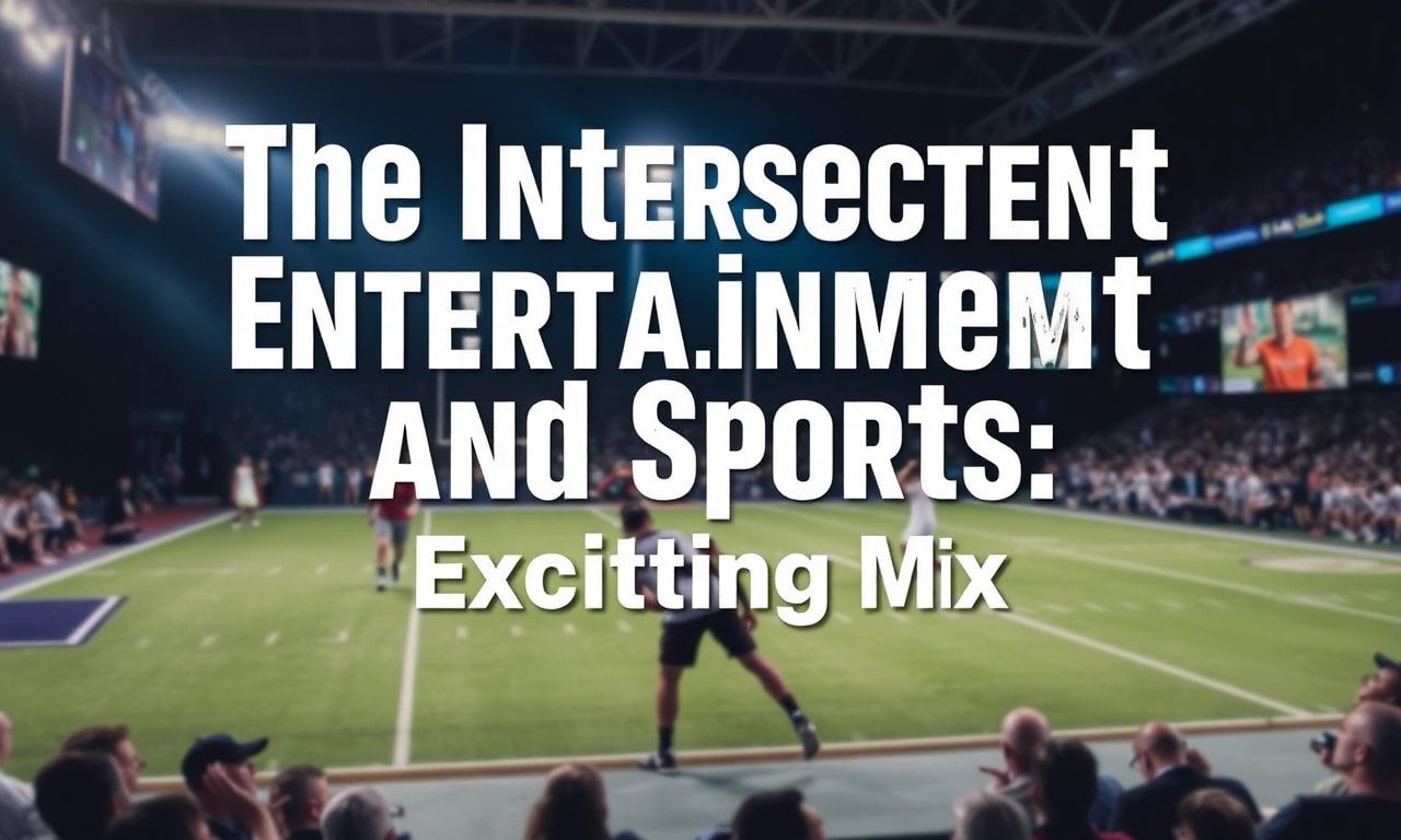 The Intersection of Entertainment and Sports: A Thrilling Blend
