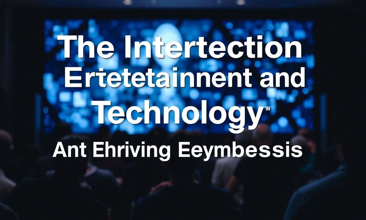 The Intersection of Entertainment and Technology: A Thriving Symbiosis