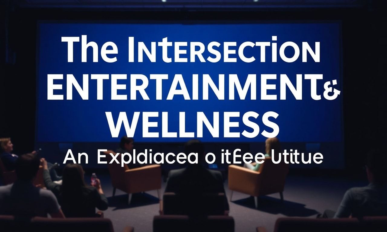 The Intersection of Entertainment and Wellness: A Look into the Future