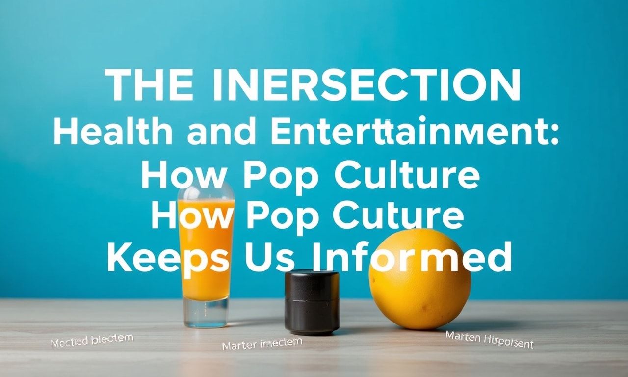 The Intersection of Health and Entertainment: How Pop Culture Keeps Us Informed