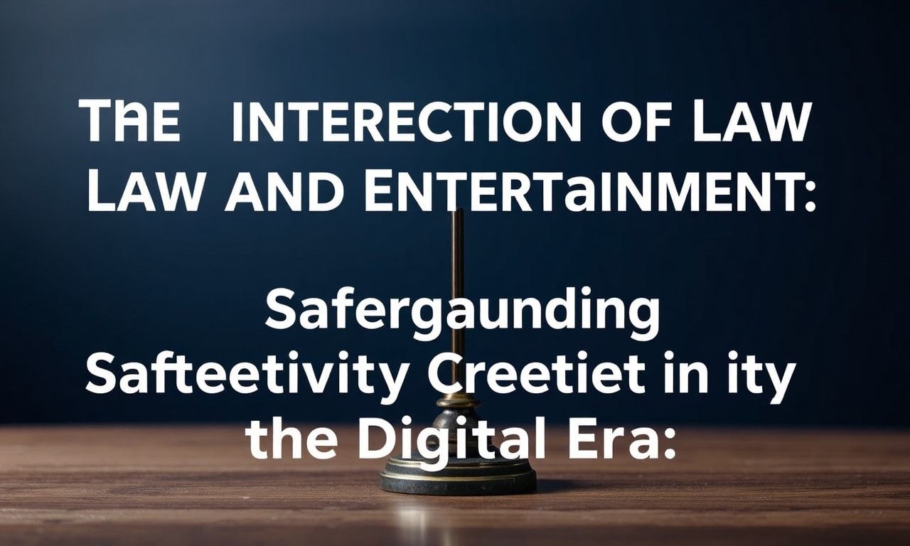 The Intersection of Law and Entertainment: Protecting Creativity in the Digital Age