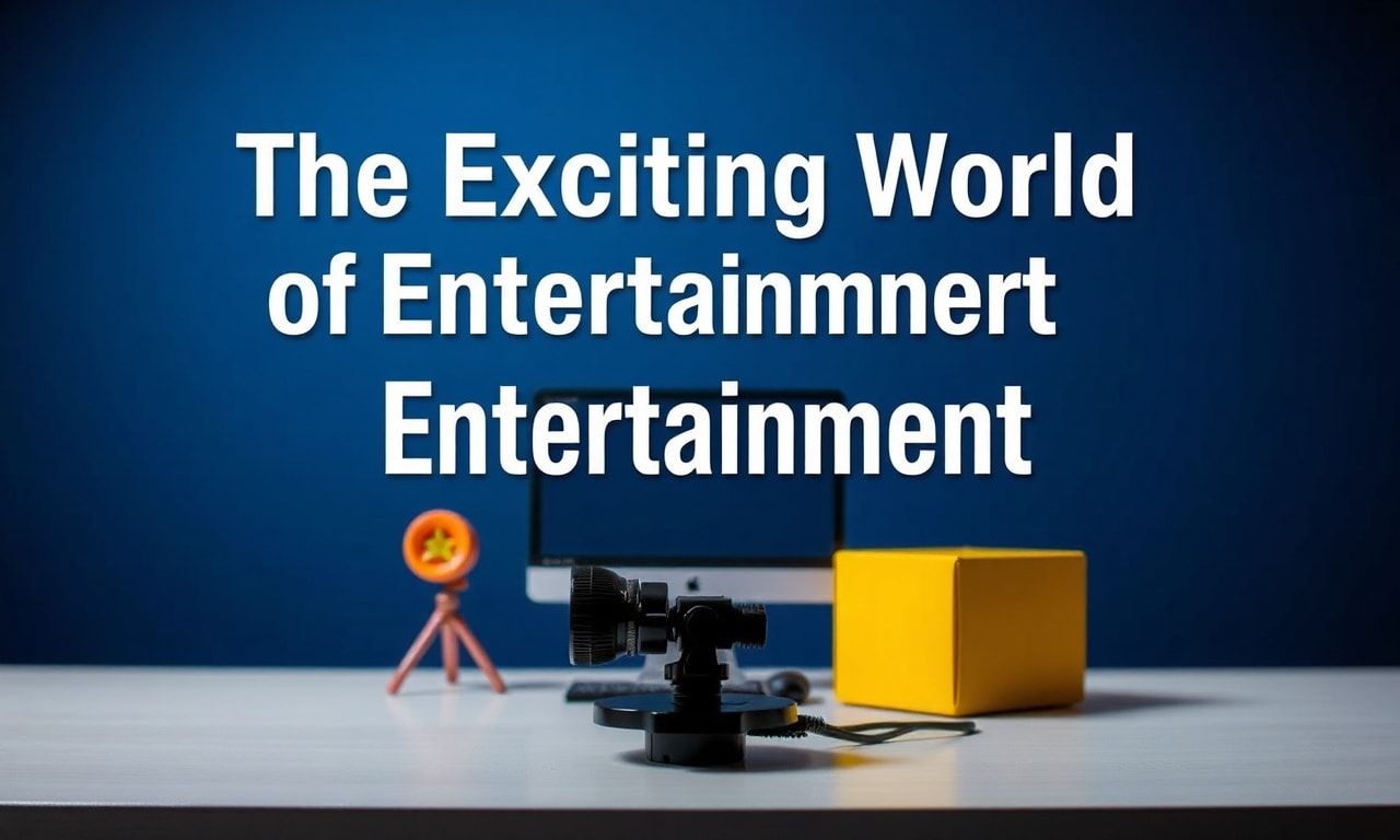 The Thrilling World of Entertainment: Where Technology Meets Creativity
