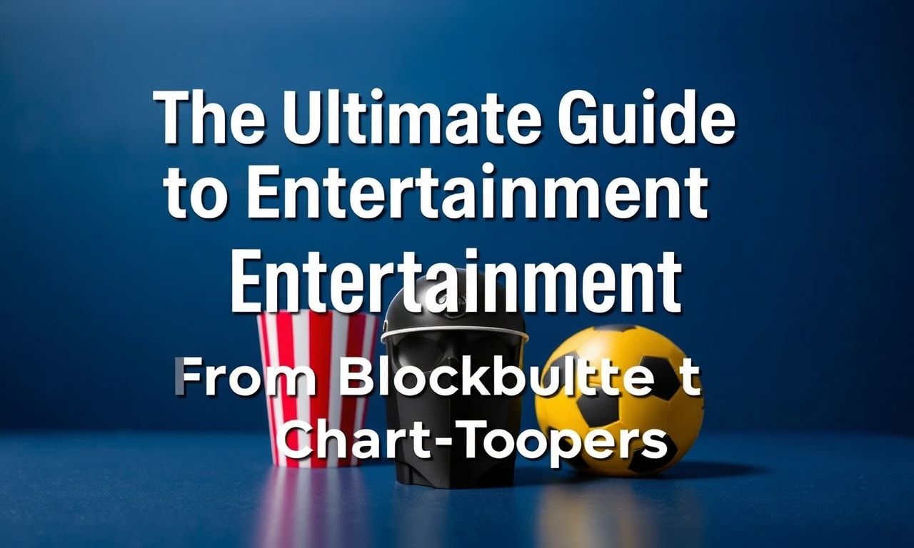 The Ultimate Guide to Entertainment: From Blockbusters to Chart-Toppers