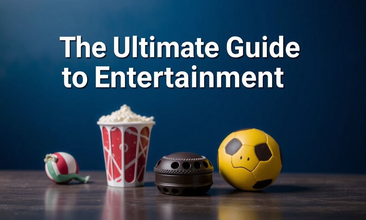 The Ultimate Guide to Entertainment: From Movies to Anime