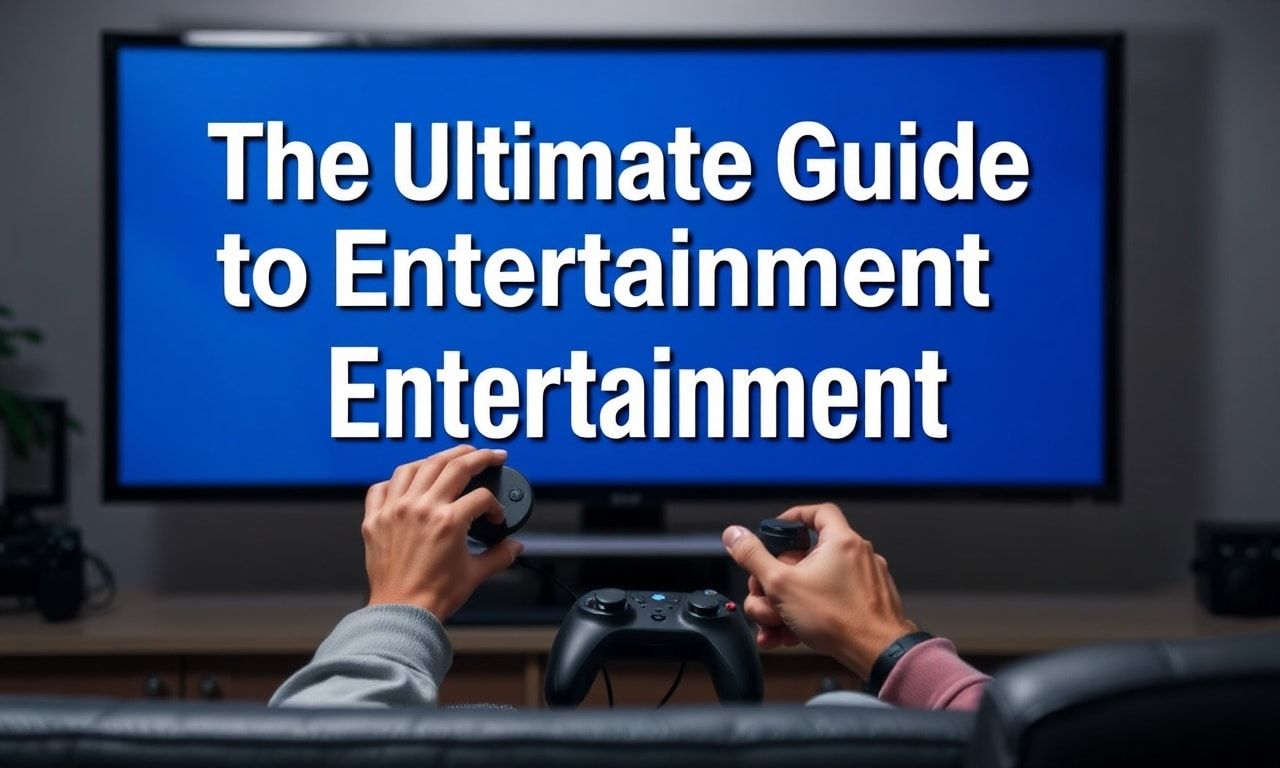 The Ultimate Guide to Entertainment: From Silver Screens to Gaming Screens