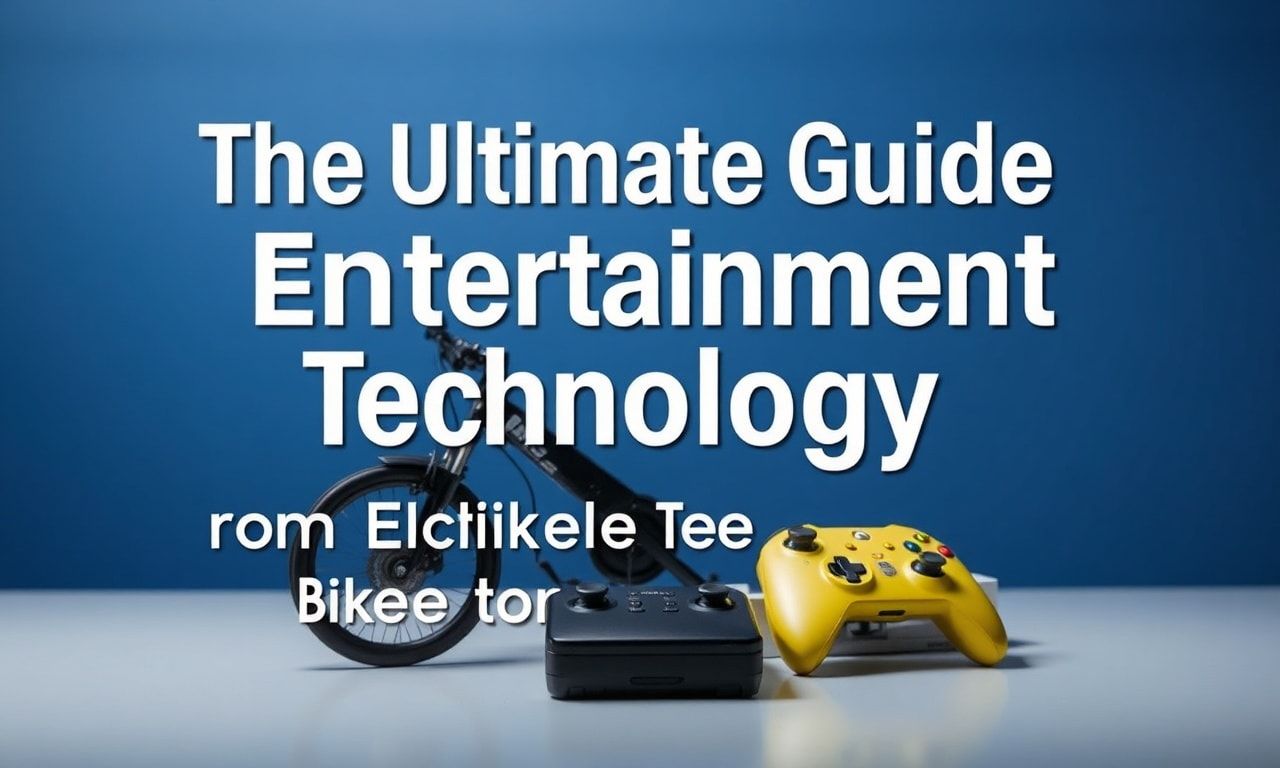 The Ultimate Guide to Entertainment Tech: From Electric Bikes to Gaming Consoles