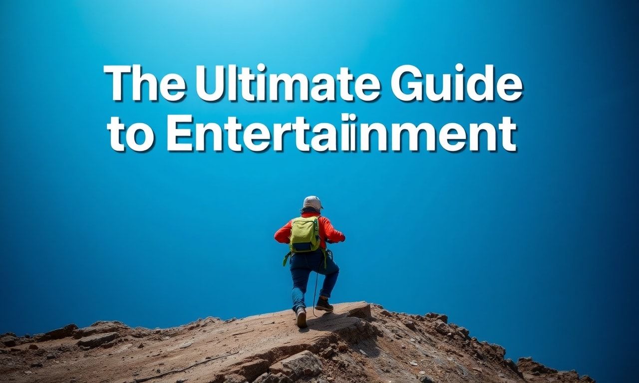 The Ultimate Guide to Entertainment: Where Pop Culture Meets Adventure