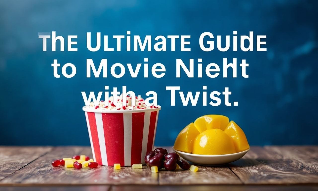 The Ultimate Guide to Hosting a Movie Night with a Twist: Jelly-Themed Fun