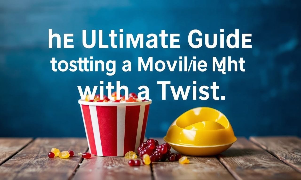 The Ultimate Guide to Hosting a Movie Night with a Twist: Jelly-Themed Fun