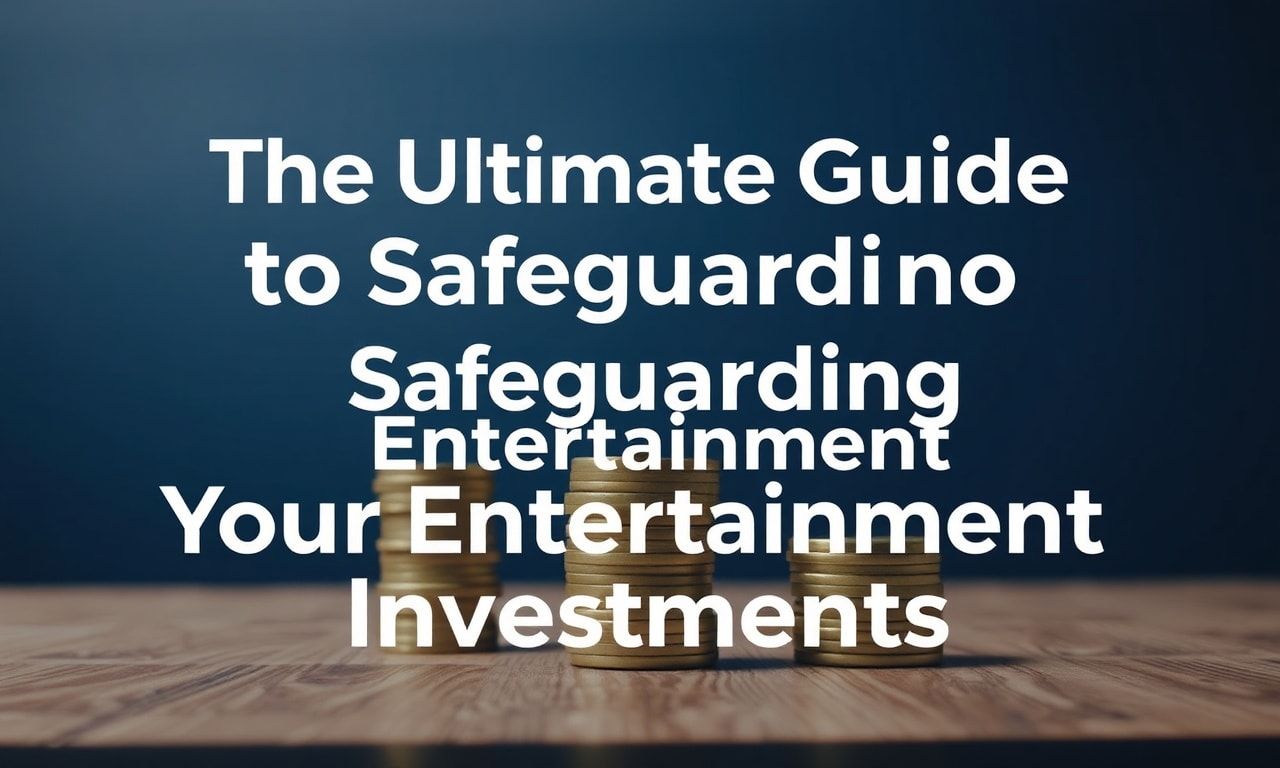 The Ultimate Guide to Protecting Your Entertainment Investments