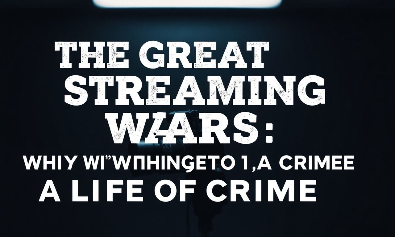 The Great Streaming Wars: Why I'm Ditching Netflix for a Life of Crime
