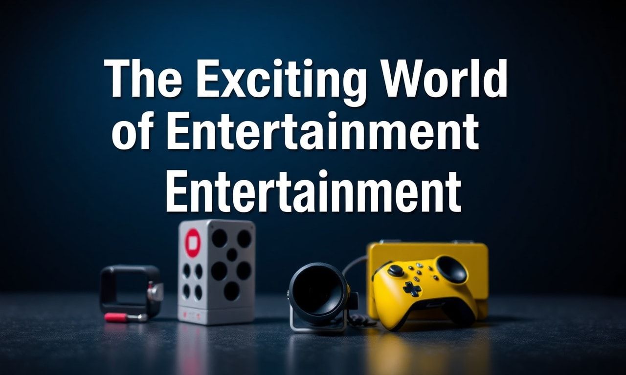 The Thrilling World of Entertainment: Where Movies, Music, and Gaming Collide