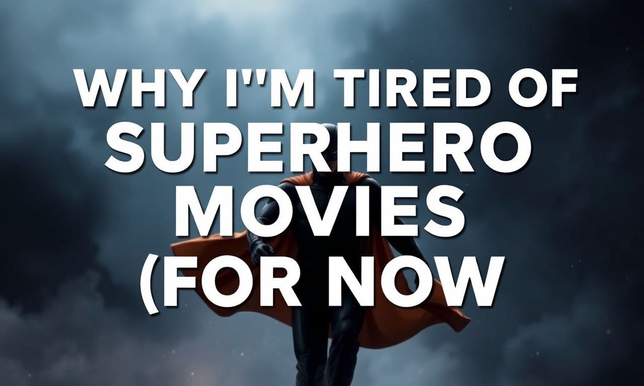 Why I'm Done with Superhero Movies (For Now)
