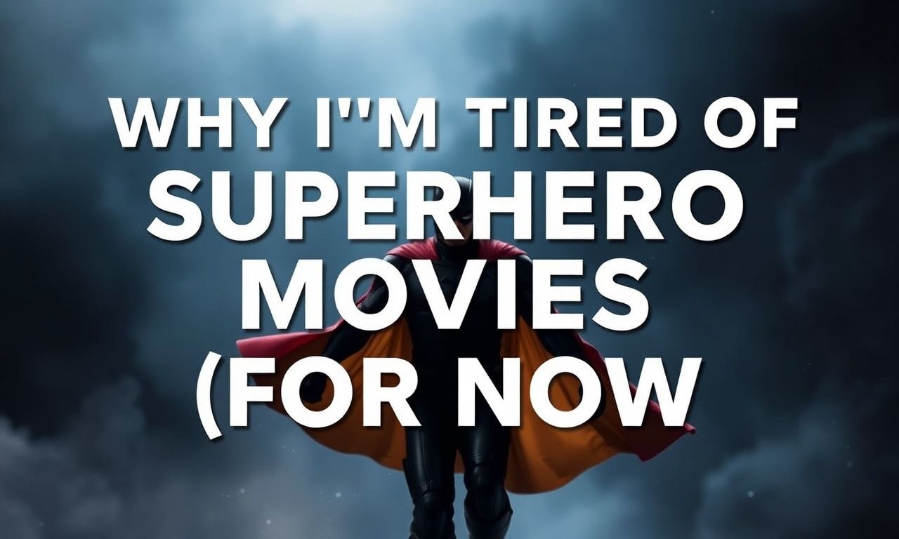 Why I'm Done with Superhero Movies (For Now)