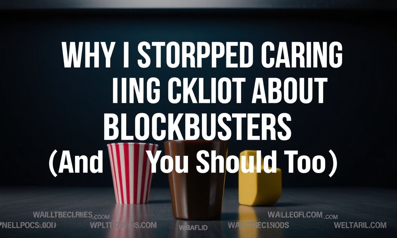 Why I Stopped Caring About Blockbusters (And You Should Too)