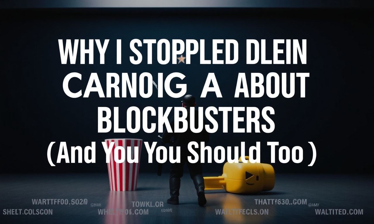 Why I Stopped Caring About Blockbusters (And You Should Too)