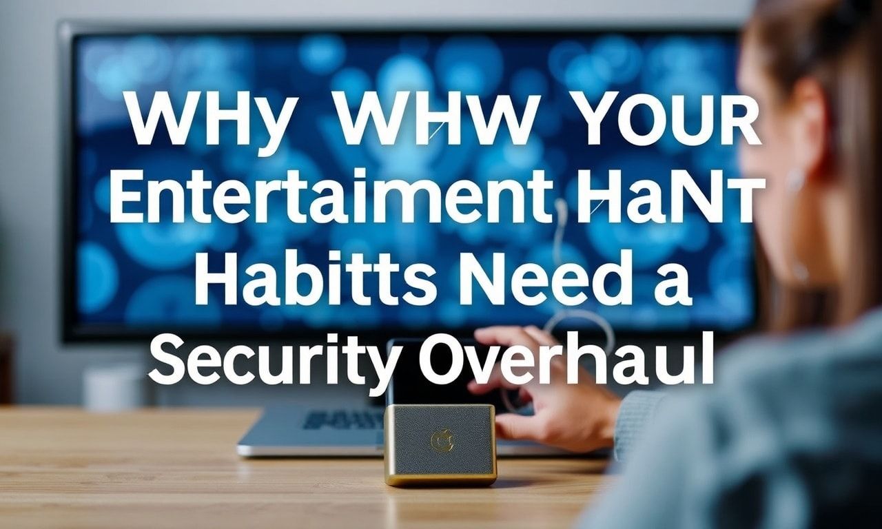 Why Your Entertainment Habits Need a Security Upgrade